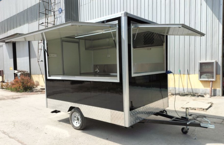 custom built fast food trailer for sale